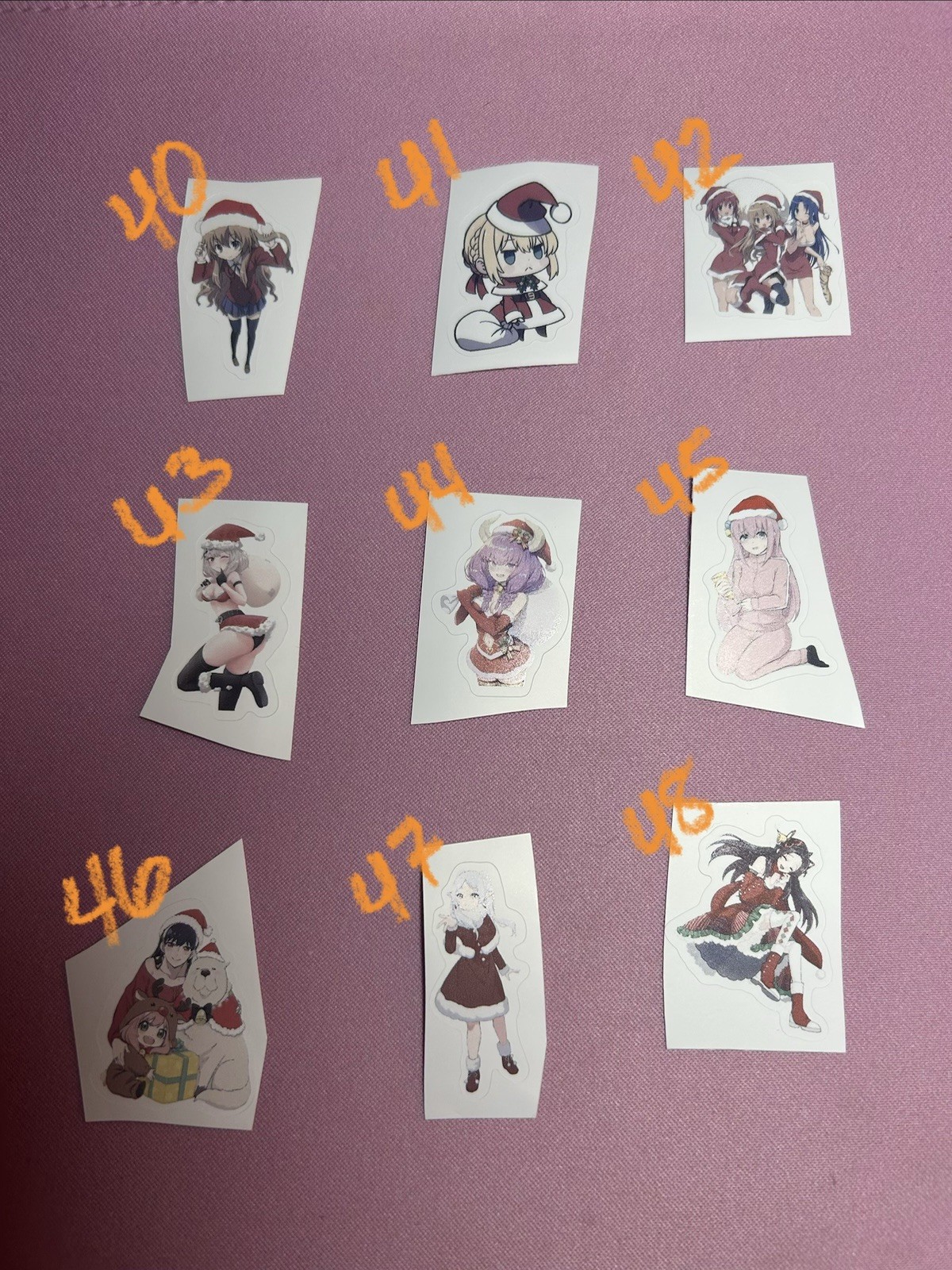 waifu lewd sexy girl anime christmas stickers