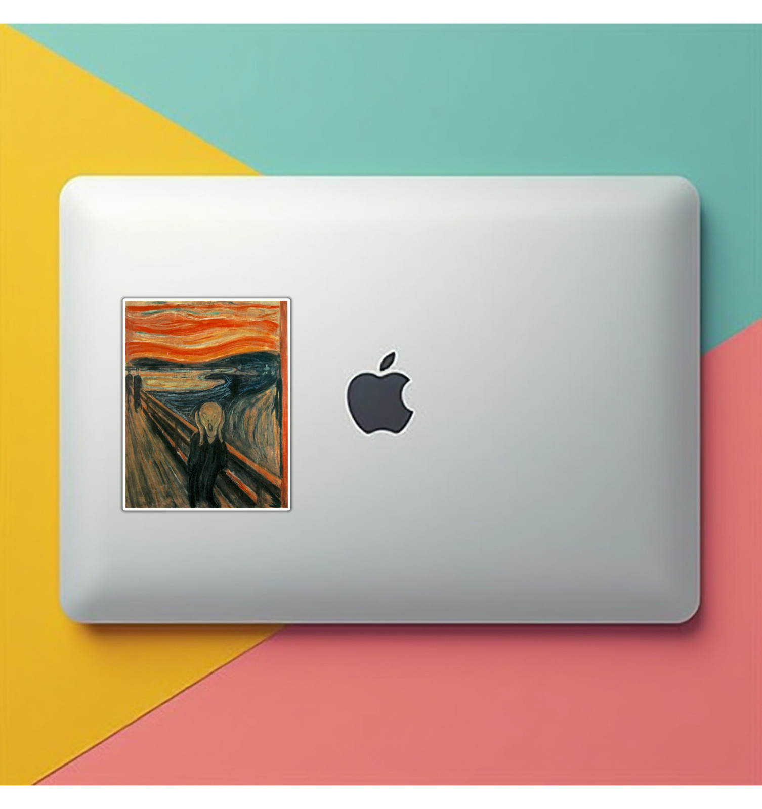 The Scream Fridge Magnet or Laptop Sticker
