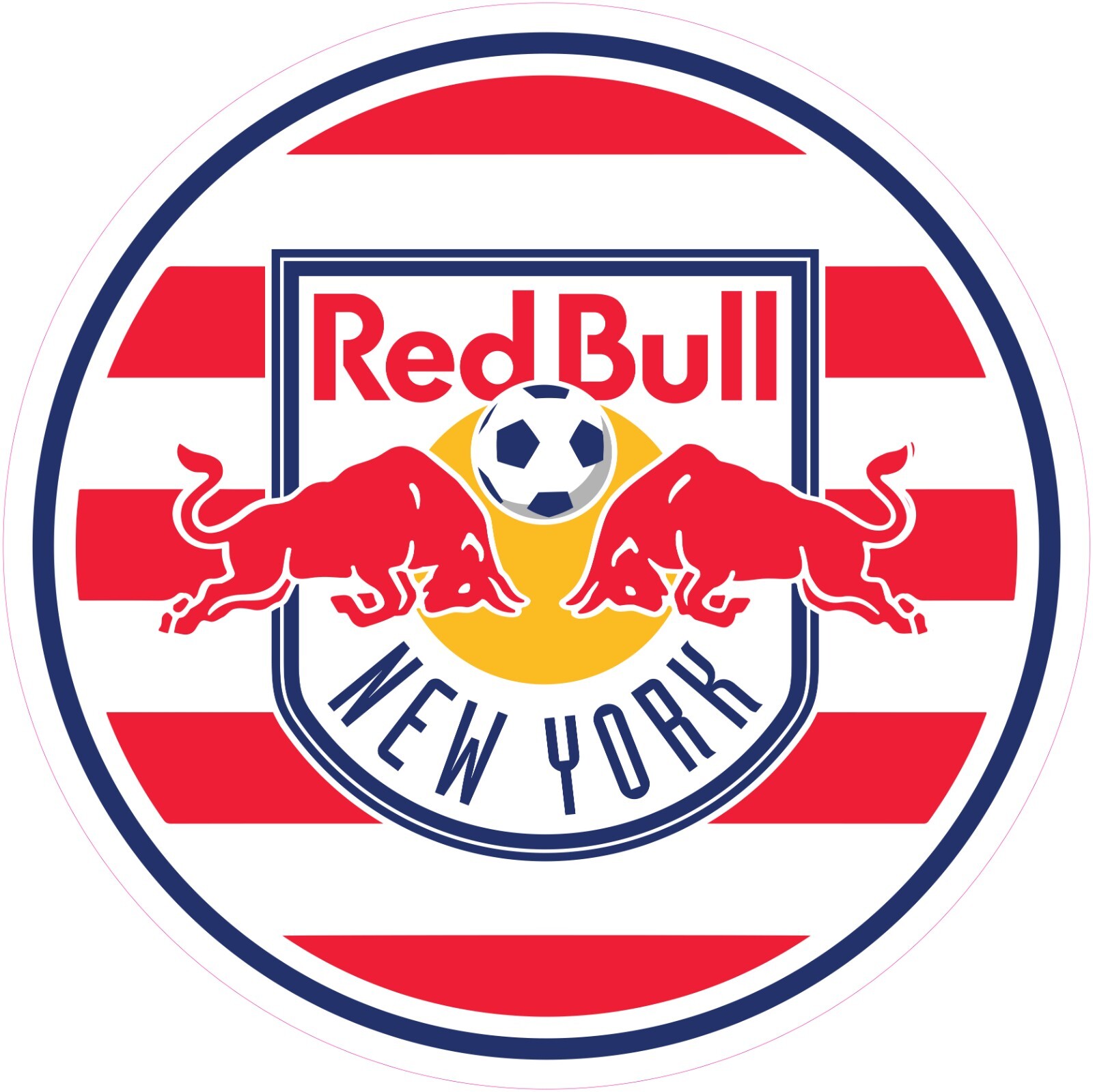 New York Red Bull Soccer Vinyl Decal Sticker Car Truck Bumper Laptop Mug Tumbler