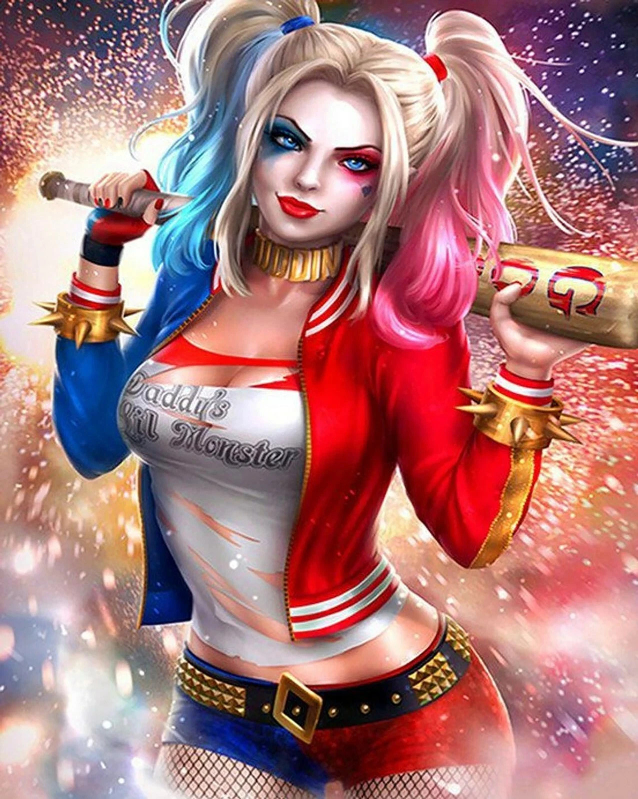 Harley Suicide Squad Sticker Decal Laptop Wall Mirror Cup Tumblr Locker Bin