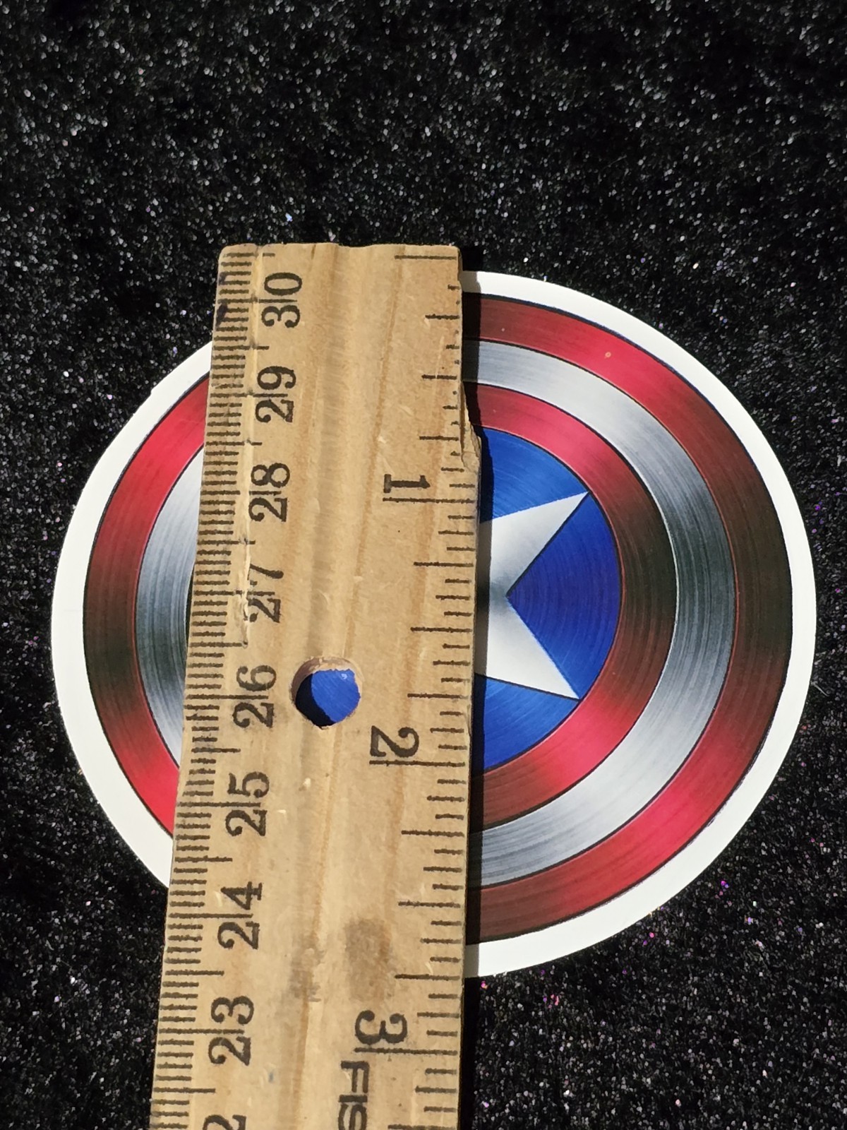 Marvels Avengers Captain America Shield 2.75" Vinyl Sticker