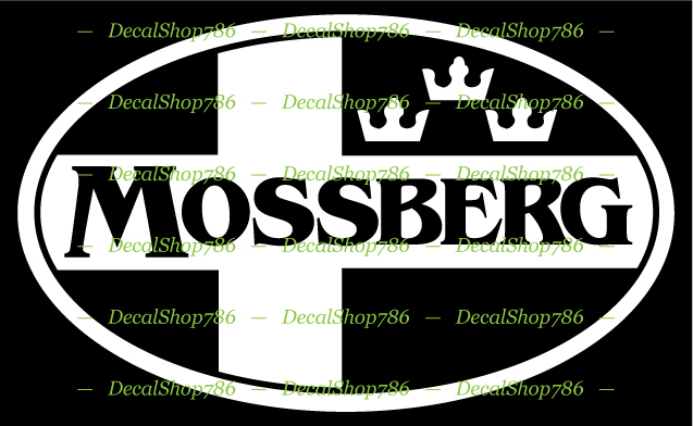 Mossberg Firearms – Hunting/Outdoor Sports – Vinyl Die-Cut Peel N' Stick Decals