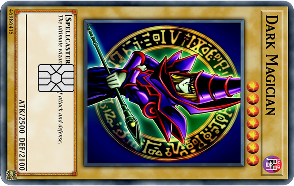 Yuh-gii-oh Card Collection Credit Card Skin / Wrap Decal Pre-Cut Sticker