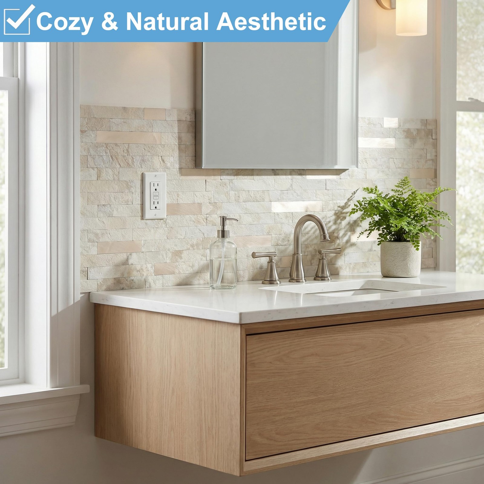 2026 New Upgrade Peel and Stick Backsplash, Stick on Backsplash Tiles for Kit…
