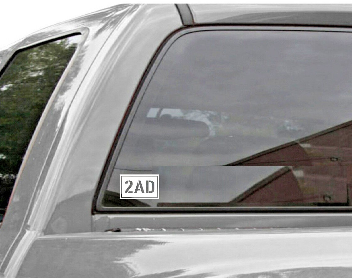 (2X) 2nd ARMORED DIVISION Vinyl Decal Sticker 2AD