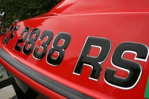 RAISED 3D BOAT REGISTRATION NUMBERS 3” DOMED MARINE DECALS NOT VINYL