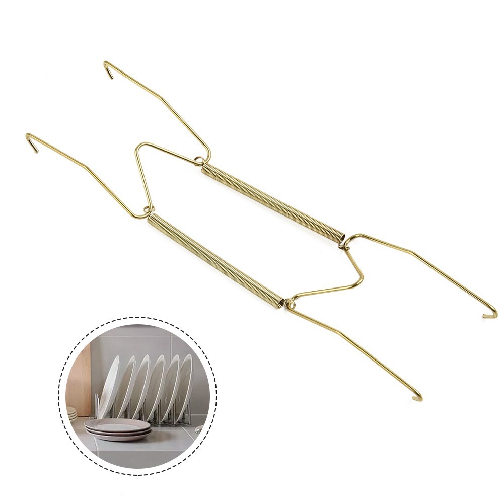 1pcs 5 Sizes Wall Display Invisible Dish Hangers Adjustable Plate Brand New