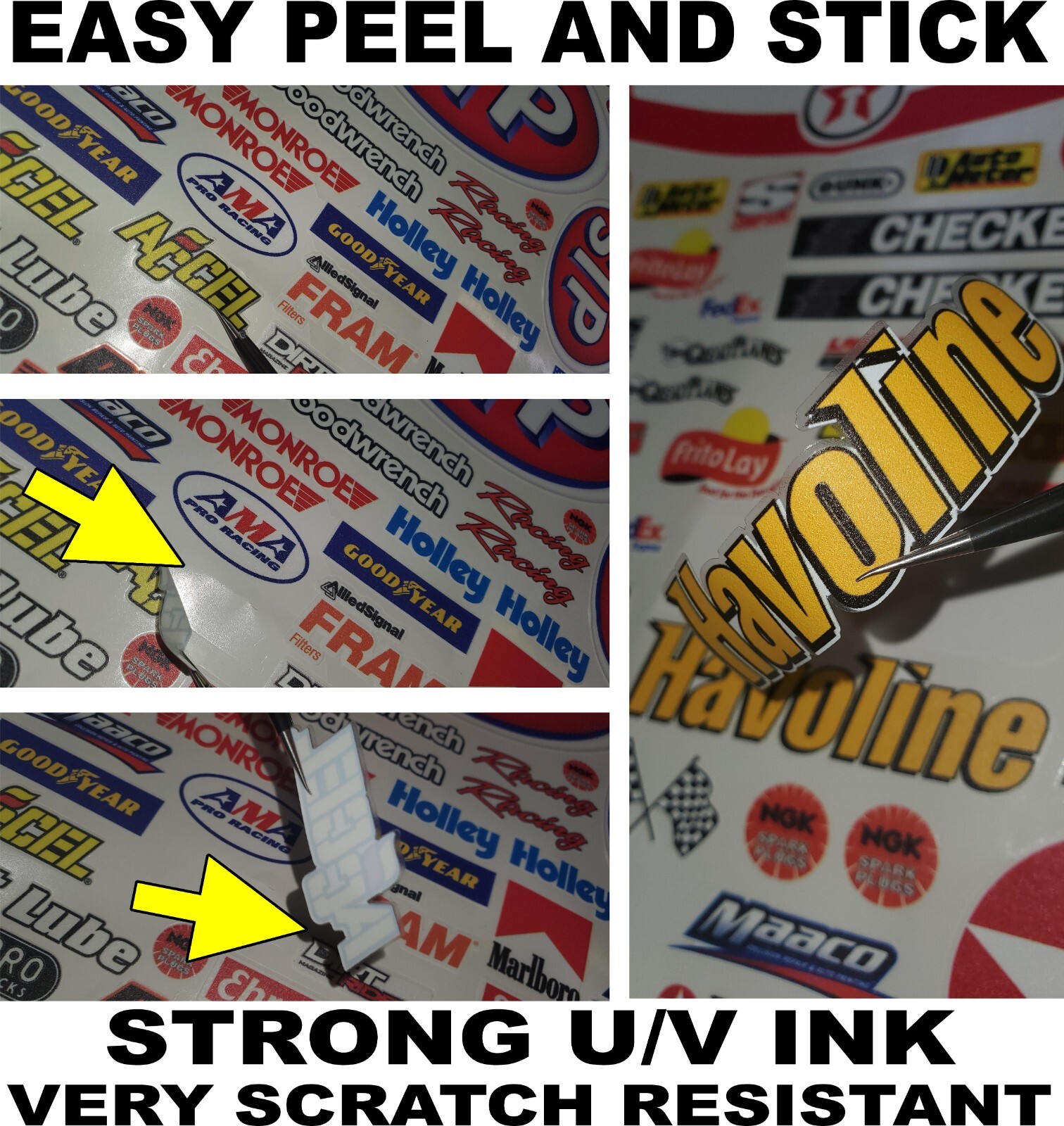 Clear Matte Vinyl Sticker Sheet 49-R/C MODEL Decal fits 1/24-1/16 Scale revellsy