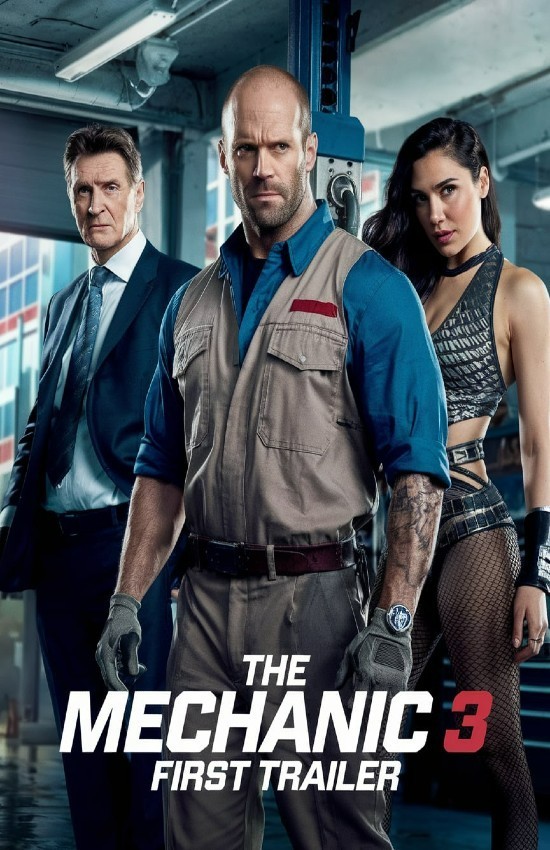 Action Mechanic Movie Style Wall Vinyl Decal Poster Print Removable Adhesive