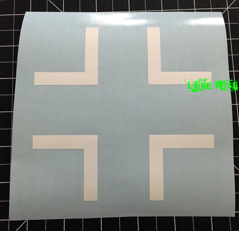 GERMAN BALKENKREUZ WEHRMACHT IRON CROSS DECAL STICKER outlaw biker ww2 regalia
