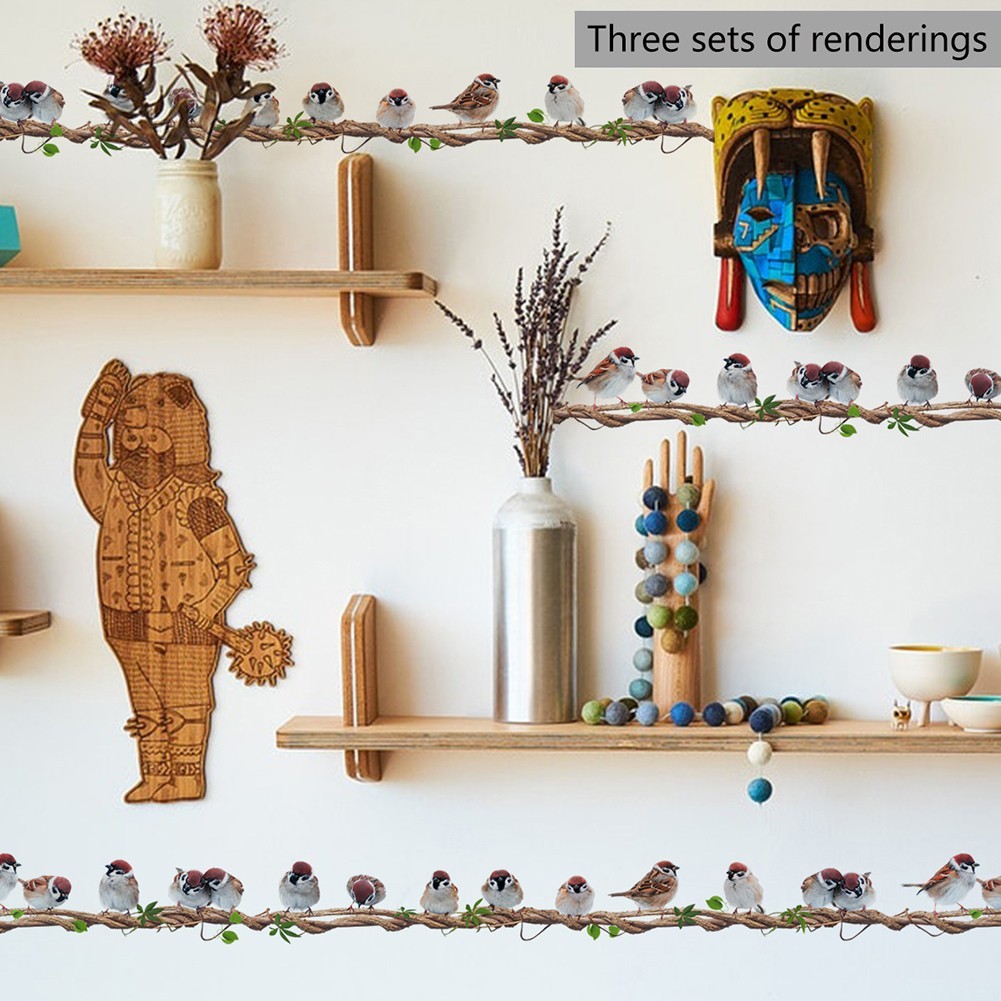 Decorate Your Walls with Removable Bird Wall Stickers DIY Vinyl Art Decals