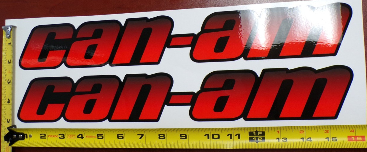 CAN-AM MAVERICK X3 R GRAPHIC DECAL STICKER USA MADE BLACK RED GRADIENT THICK