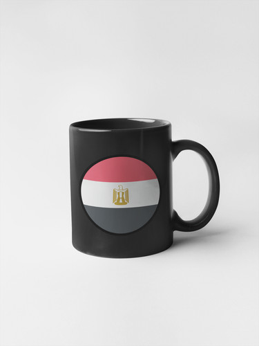 Egypt Flag Circle Sticker Decal