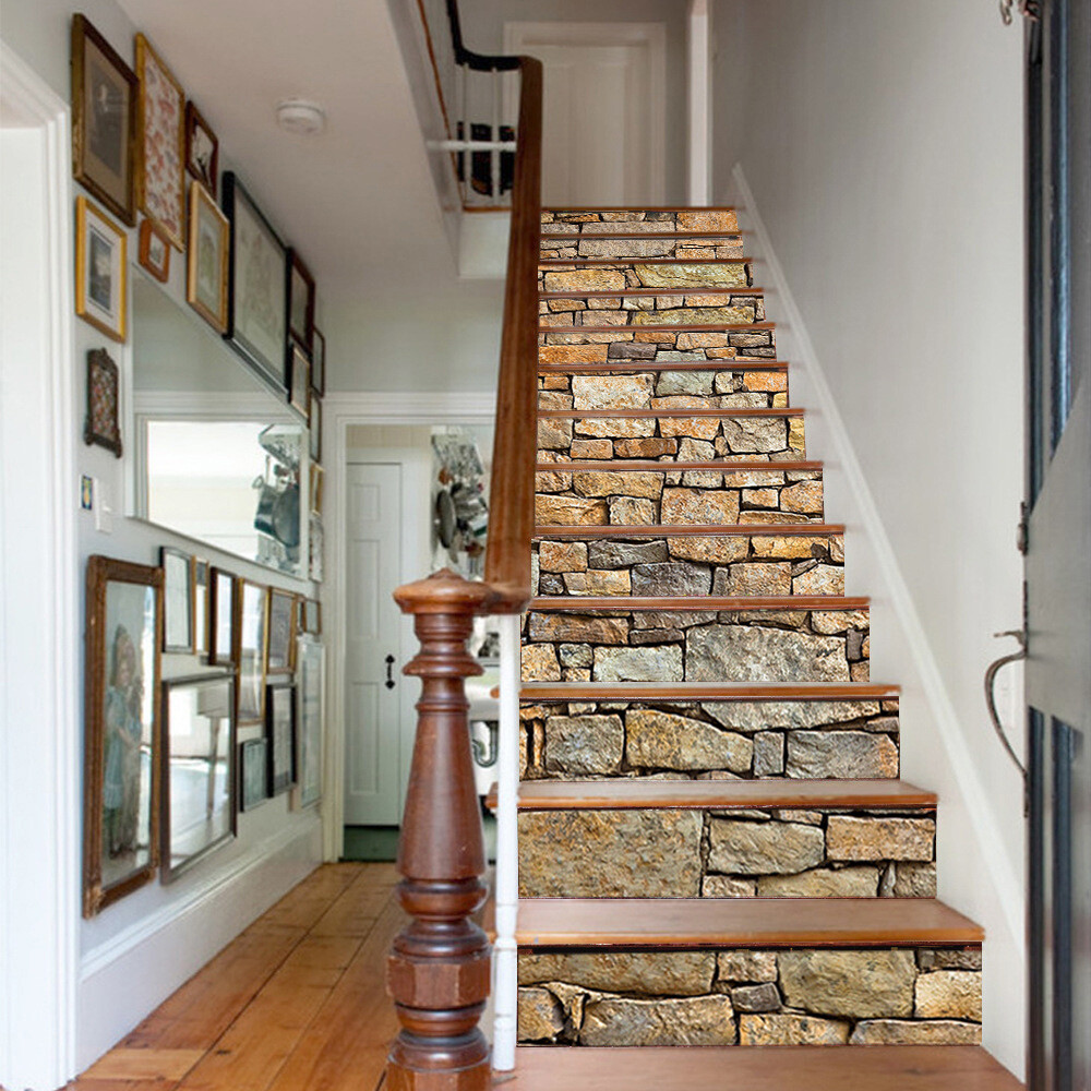 Self-adhesive Staircase Stair Riser Floor Stickers DIY Wall Decal Home Decor