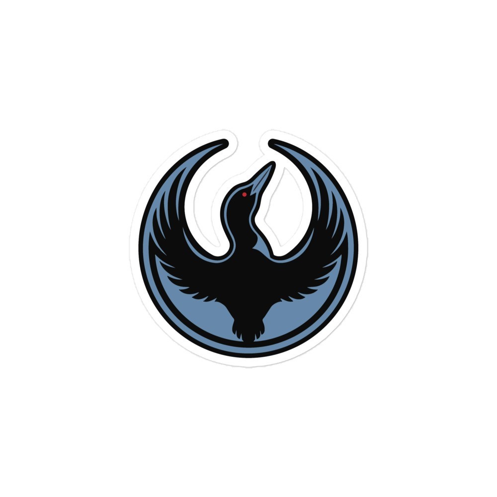 Rebel Loon Sticker Bubble-free stickers, Minnesota Rebel Loon Symbol