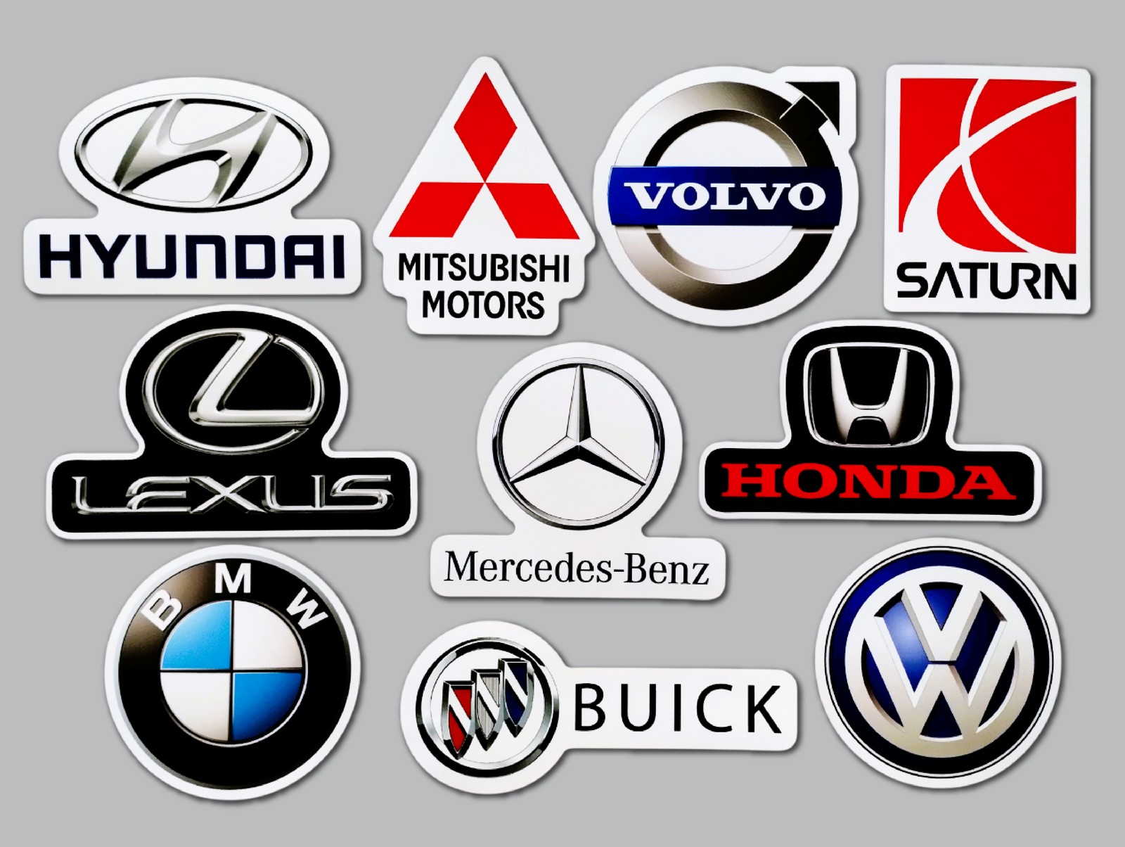 Car / Truck / SUV Vinyl Sticker Lot (10 Pack) SET 2 auto sports car muscle rally