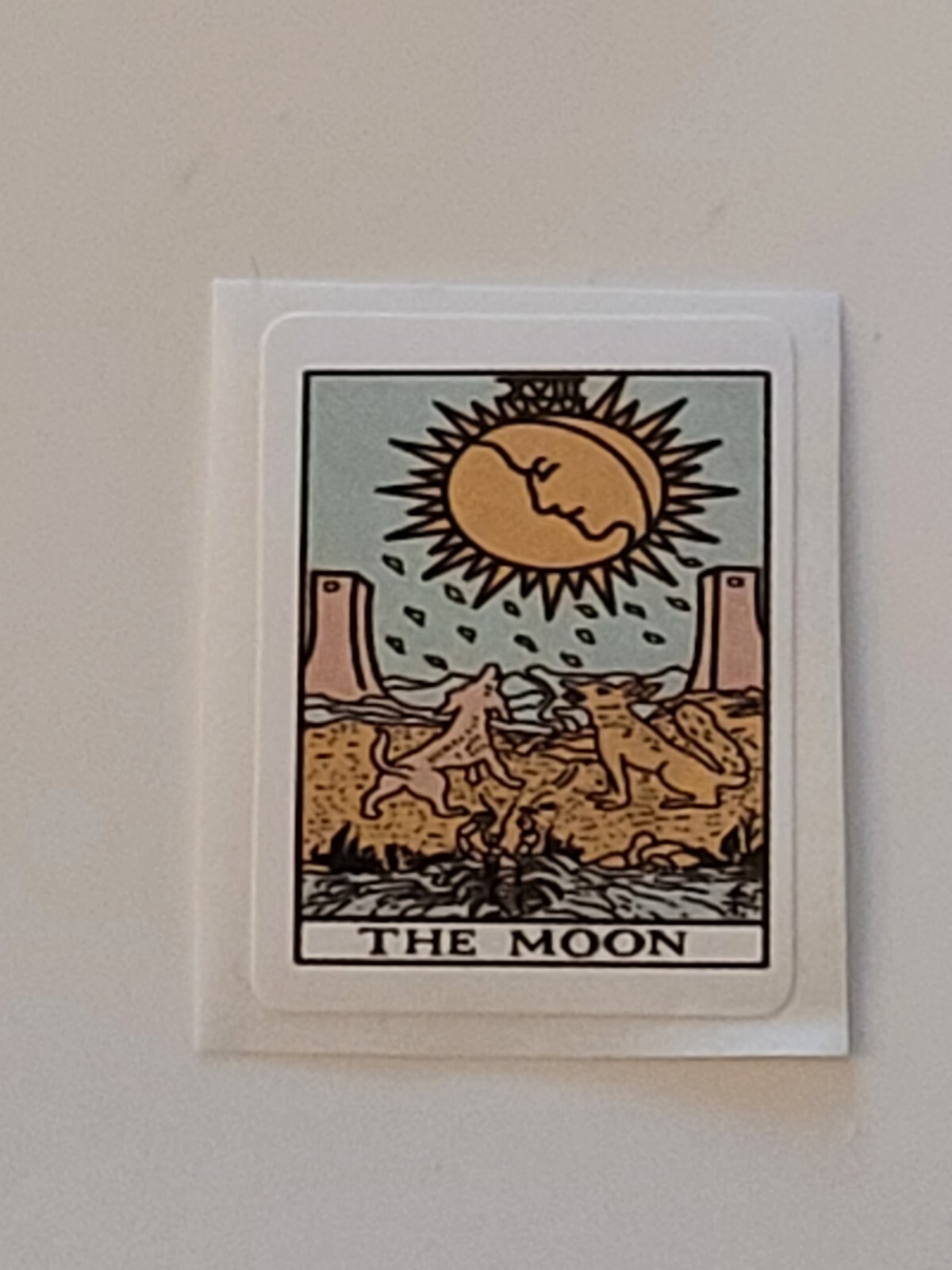 10 PCS Mini Tarot Oracle Cards Symbols Characters Psychic Stickers BRAND NEW