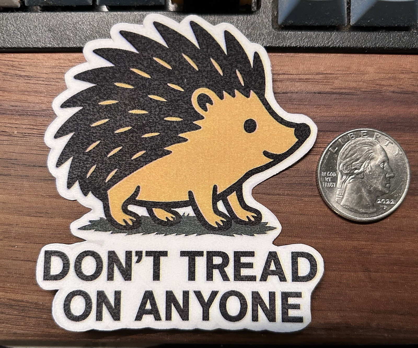 Don’t Tread On Anyone – Libertarian Glossy Vinyl Sticker