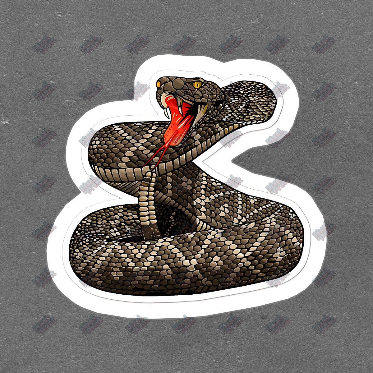 Realistic Snake Vinyl Sticker Waterproof Decal for Laptops, Water #420020