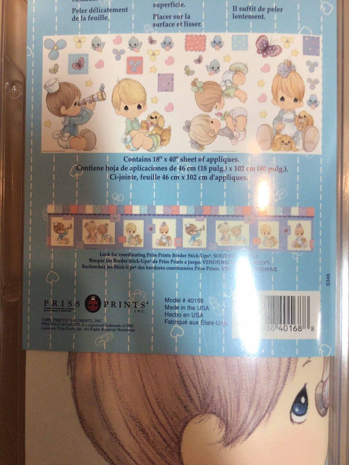 Precious Moments Jumbo Stick-Ups 25+ Reusable Pre-Cut Decorations NEW