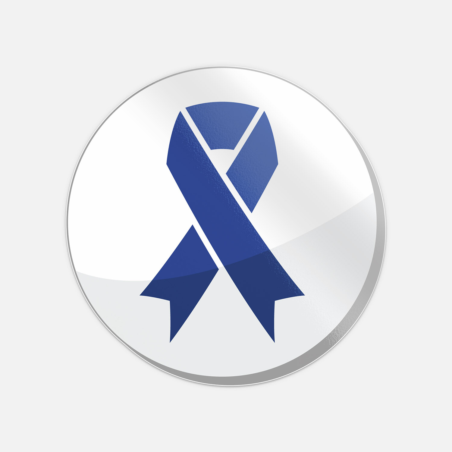 Dark Blue Ribbon Child Abuse Vinyl Sticker Decal