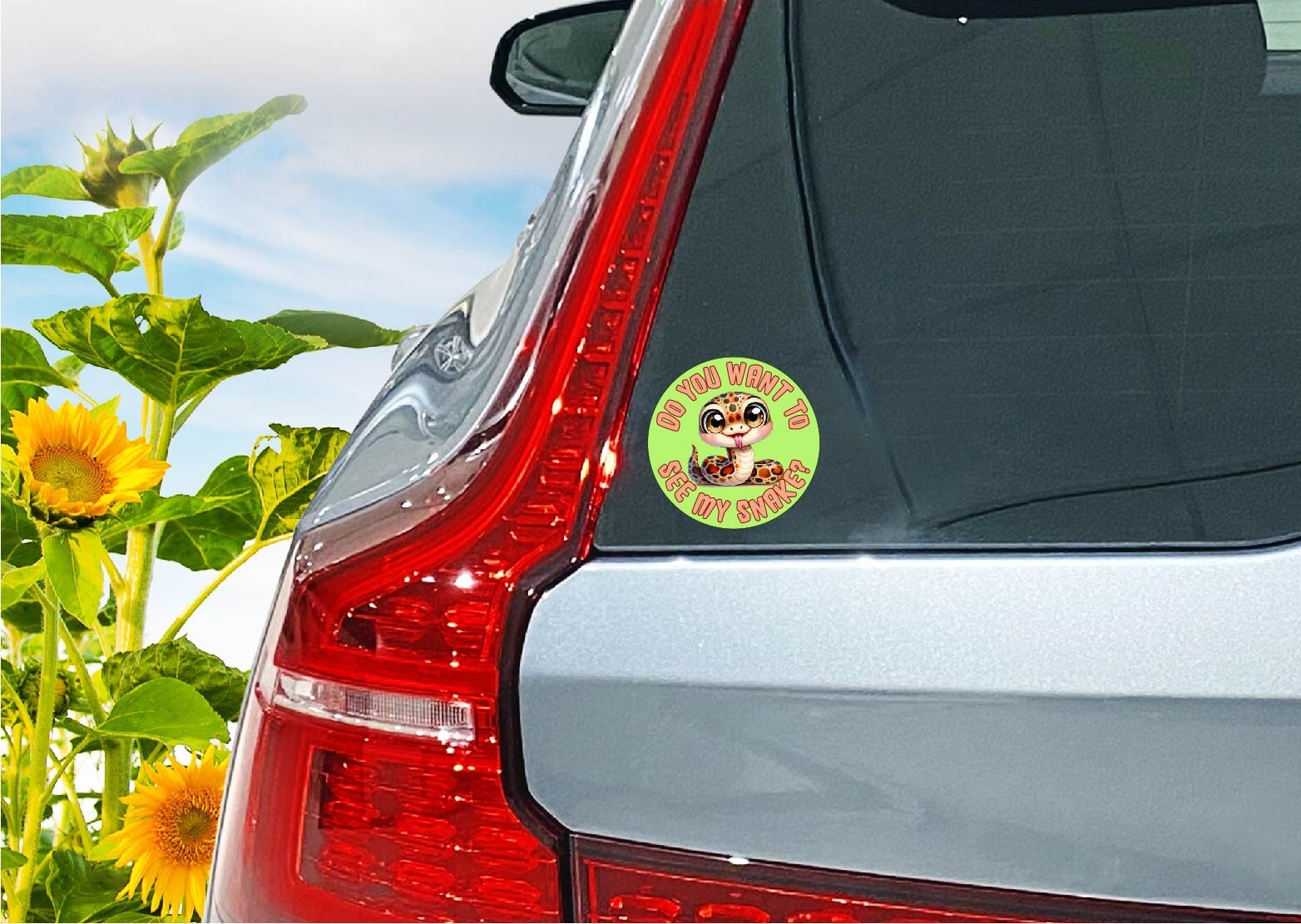 Snake Decal Sticker Do You Want To See My Snake Boa Ball Python Corn Retic Nope