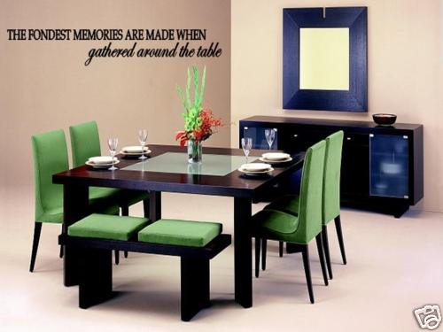 FONDEST MEMORIES Kitchen Dining Room Wall Art Decor