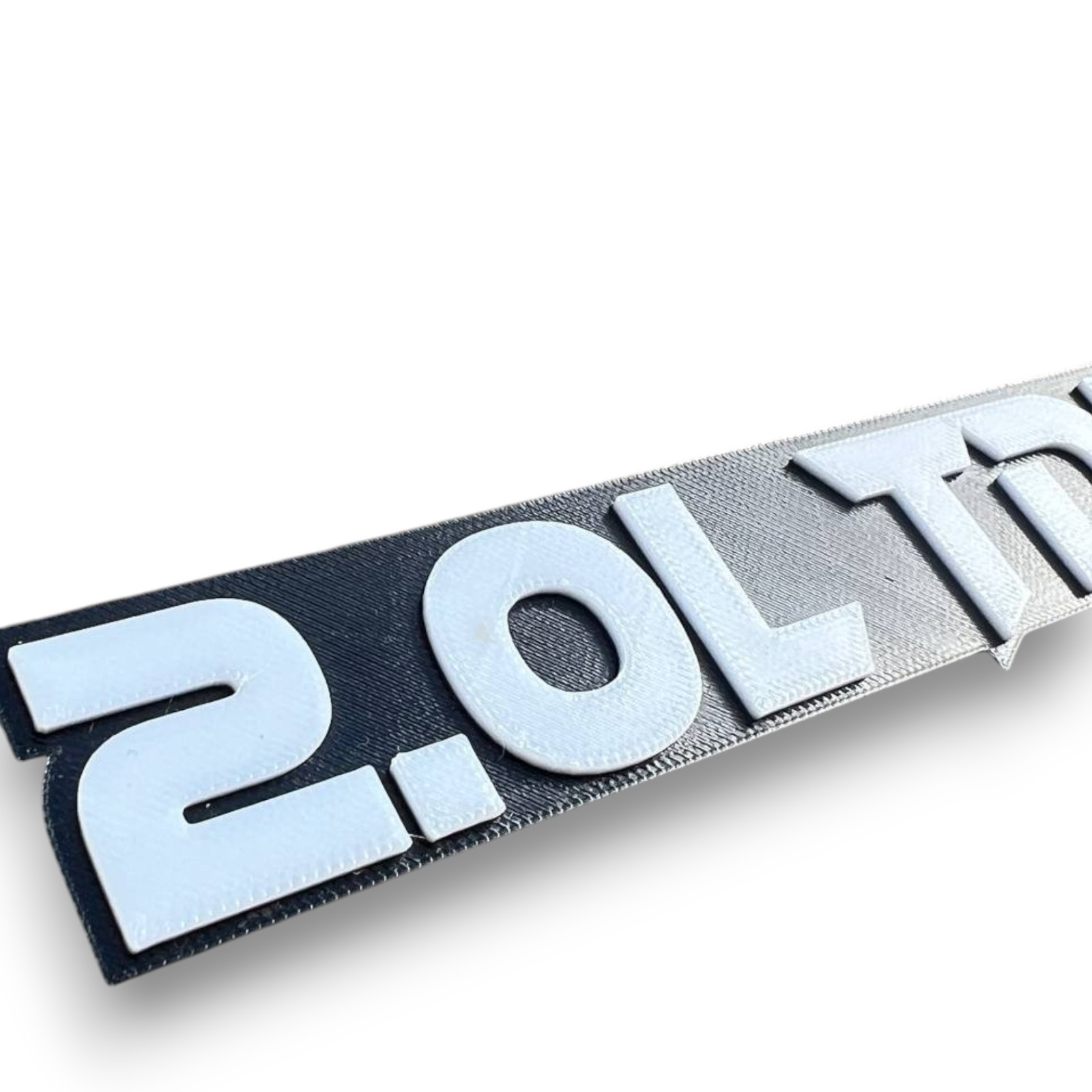 1X Custom Text Car Badge Fender Emblem 3D Printed Name Logo Gift Tailgate Decal