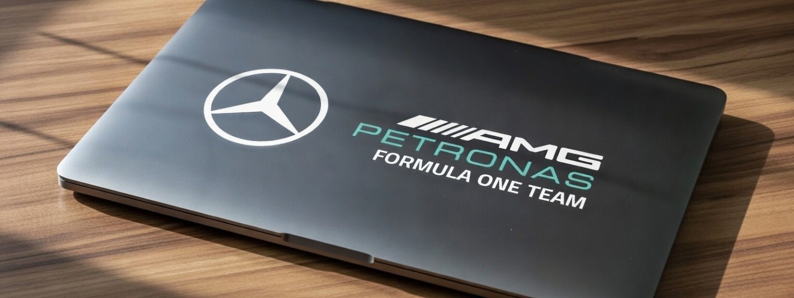 Mercedes AMG F1 Team Vinyl Decal – Formula One Car Window, Laptop Sticker