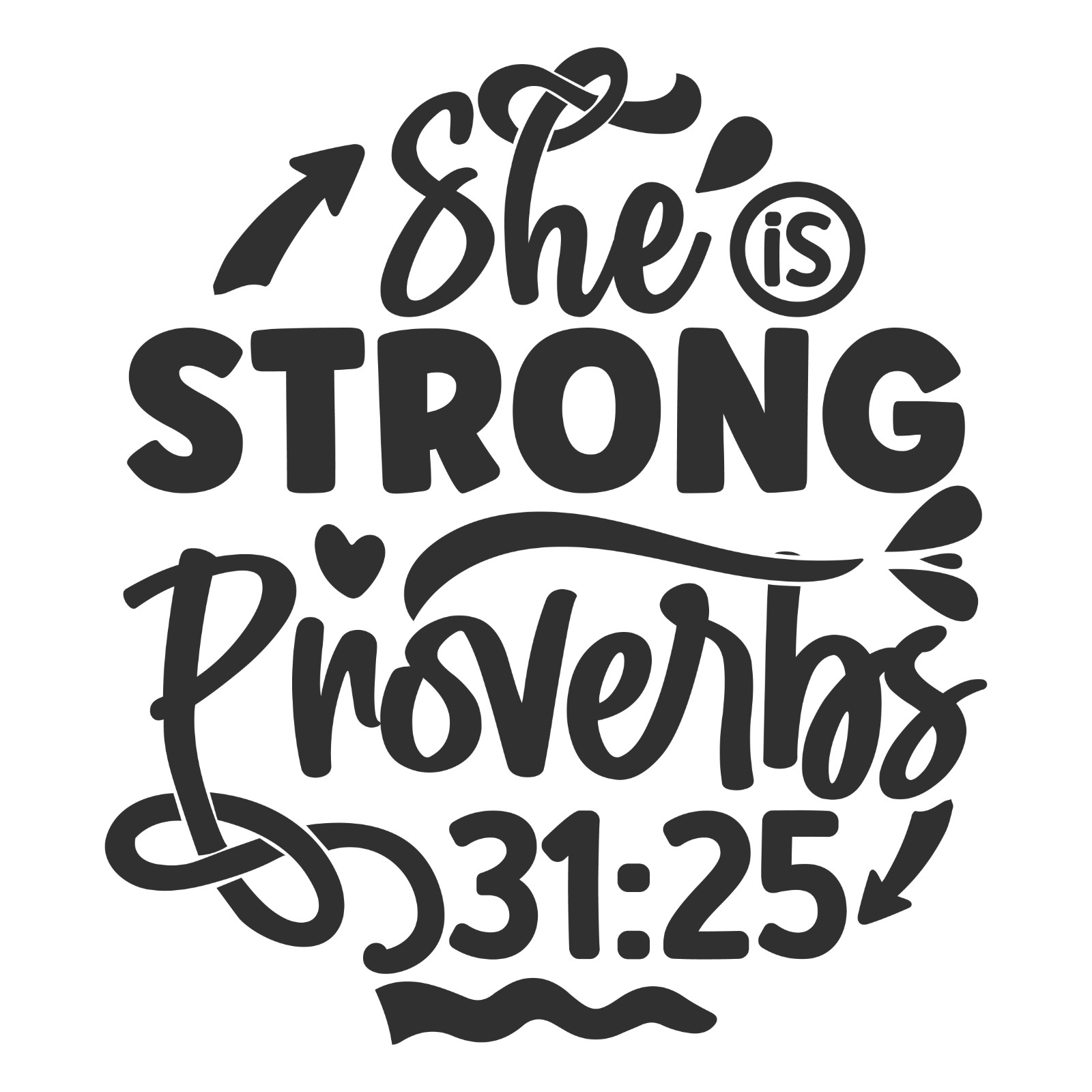 Vinyl Decal Car Stanley Cup Sticker Christian Quotes Bible Verses Proverbs 31:25