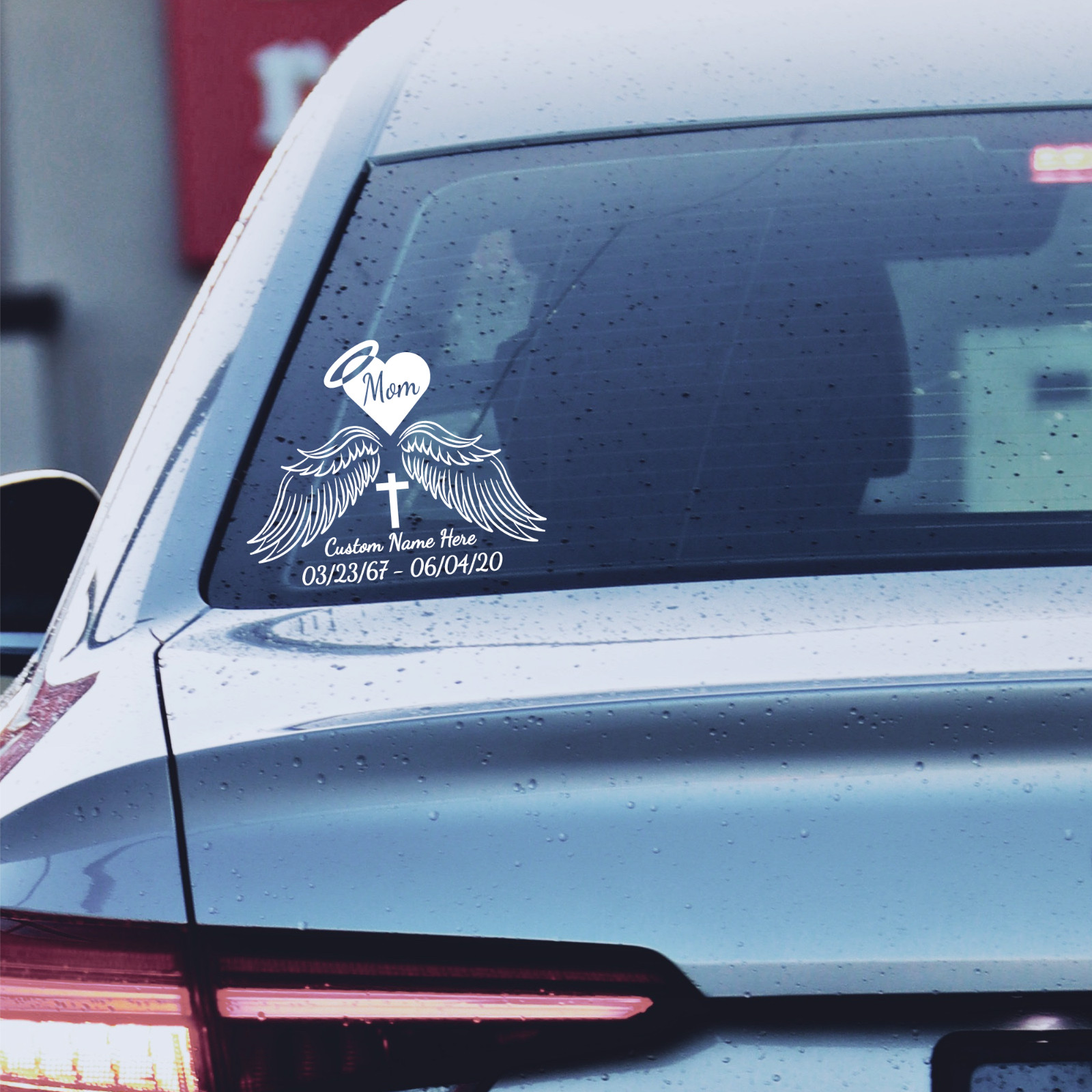 Custom Mom MEMORIAL Decal – In Loving Memory Decal Sticker – Mother In Loving