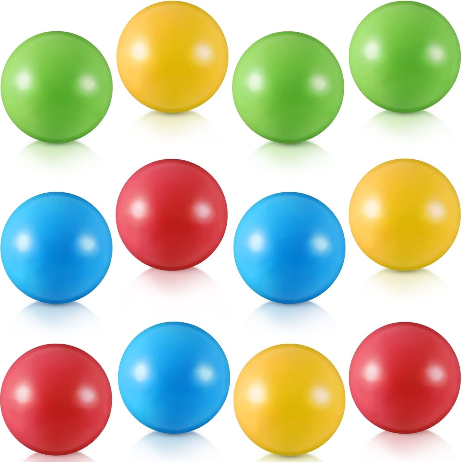 12 Pcs Multi-Colored Replacement Ball Set for Vtech Pop-A-Balls Push & Bulldozer
