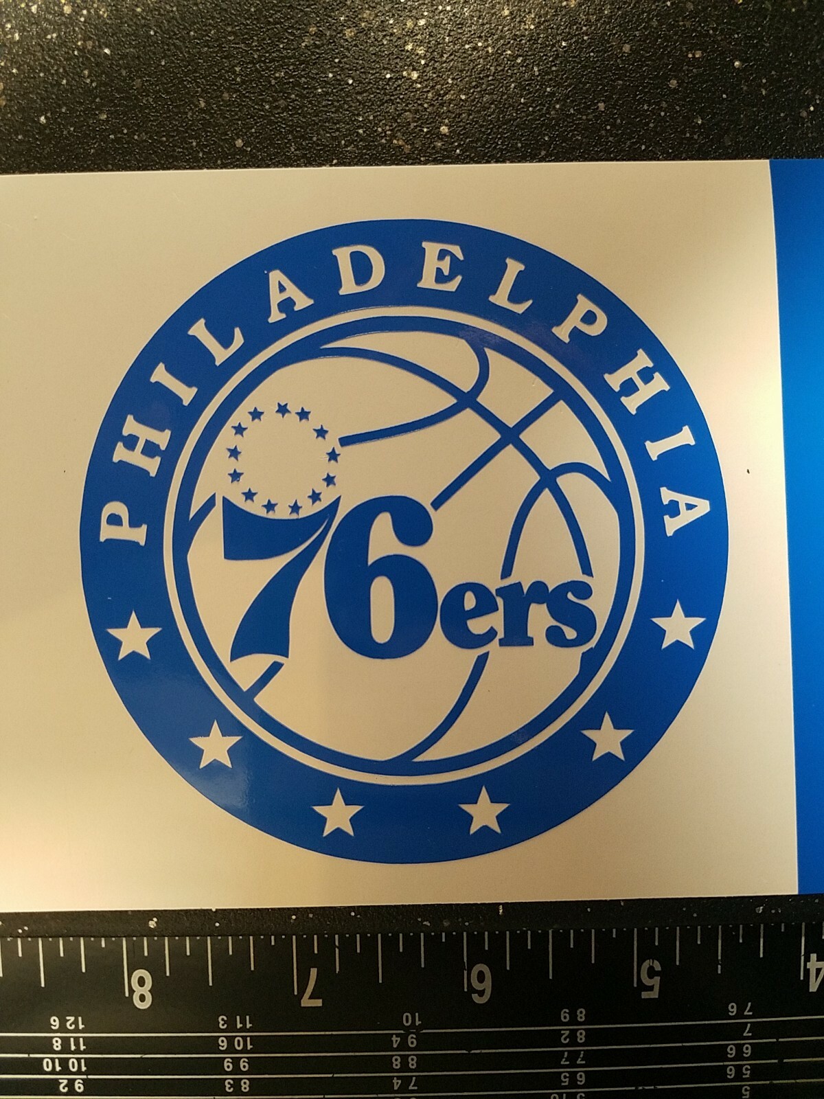 Philadelphia 76ers Vinyl Decal, car truck Window Bumper Laptops toolbox locker