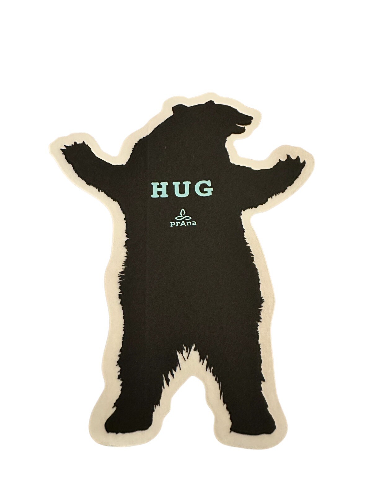 Prana Clothing Bear Hug Sticker Decal Climbing Yoga Outdoor Adventure Original