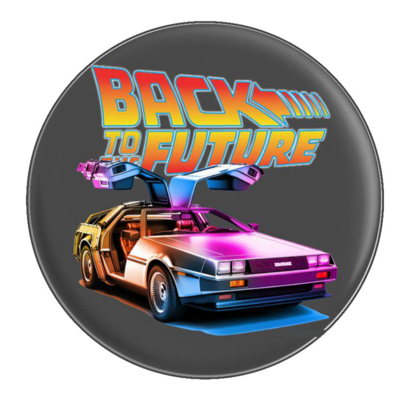 Movie – Back To The Future (Neon) – 4" Vinyl Decal Car Cooler Truck Skateboard
