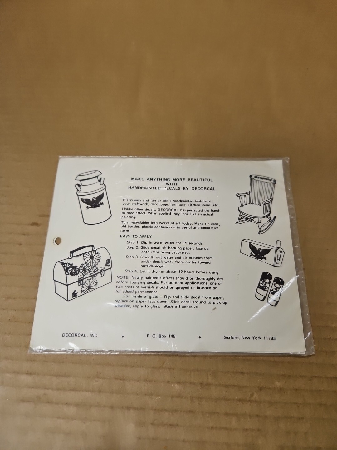 Vintage SEALED "RAGGY ANN & ANDY" Decals by Decorcal Model A-16 **SEE PICS**