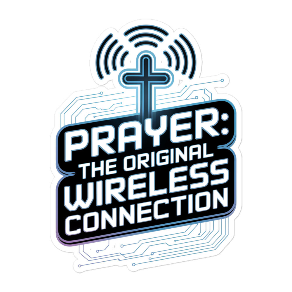 Christian Faith Jesus Christ Church God Worship Prayer Bible Verse Sticker