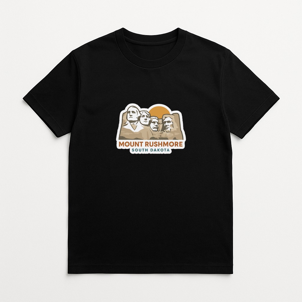 Mount Rushmore South Dakota Iron On Heat Transfer Vinyl HTV Die-Cut Symbolic