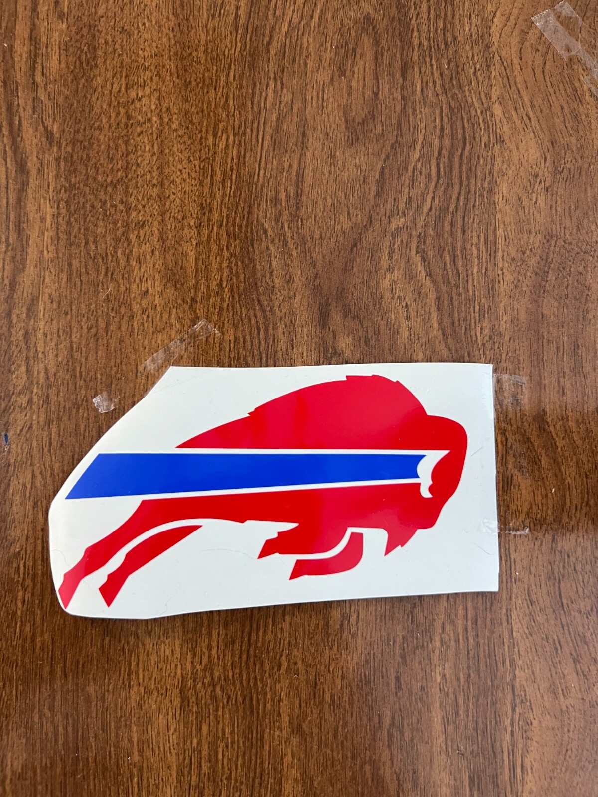 Buffalo Bills Logo Vinyl Solid 2 color- 3 Versions – Sticker for Car, Window,