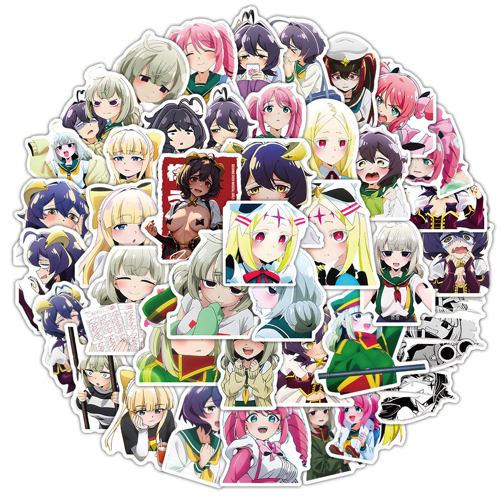 100Pcs Gushing Over Magic Girls Cartoon Stickers for Teens Girls Water Bottles