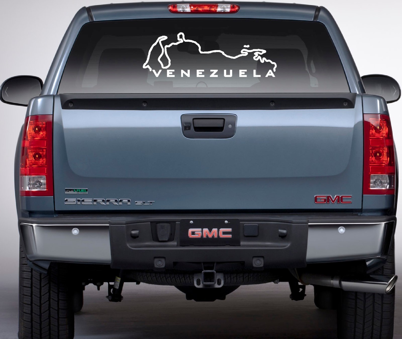 Venezuela Decal Vinyl Sticker Top Map Part