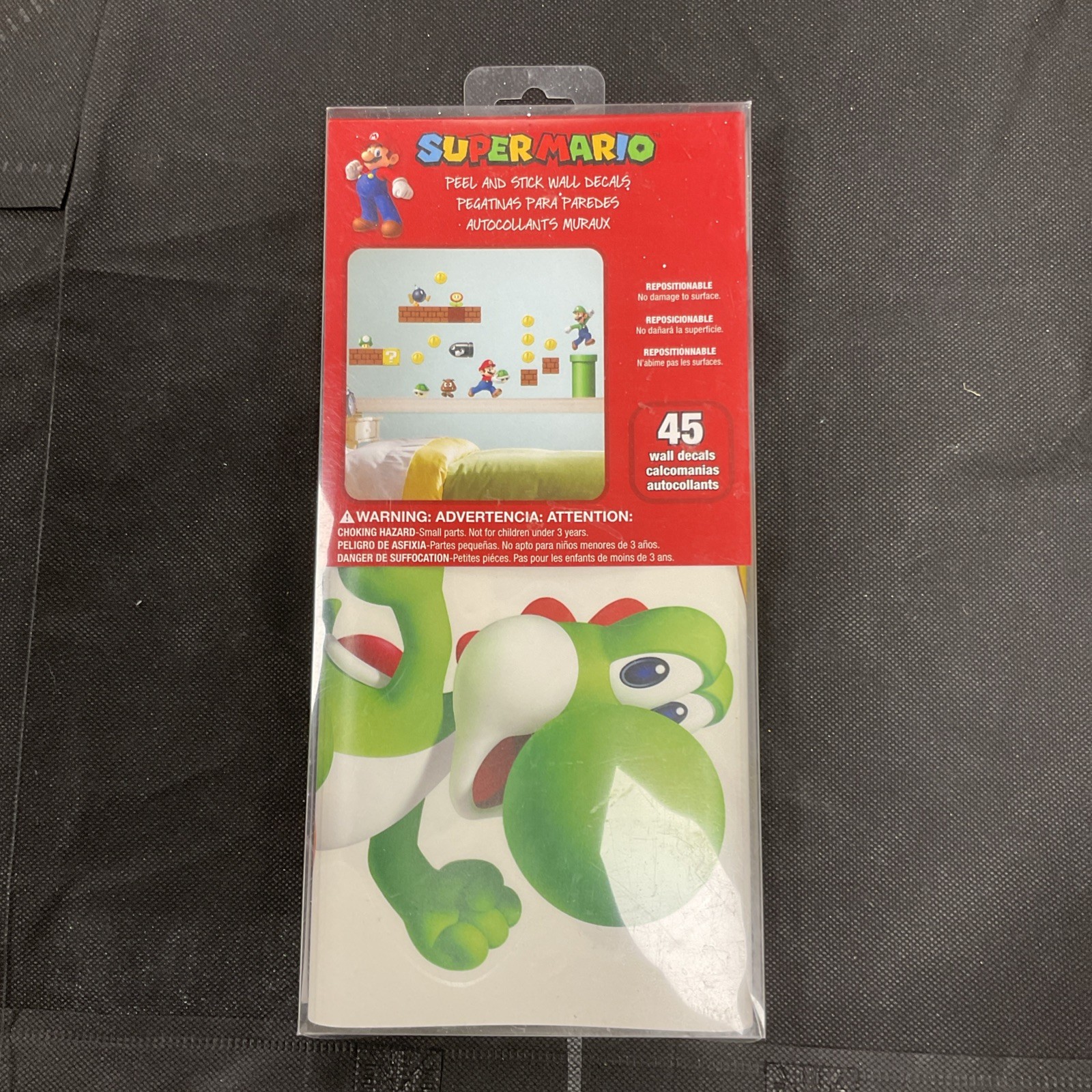 Nintendo Super Mario Wall Decals 45 Removable Peel and Stick RoomMates 2022