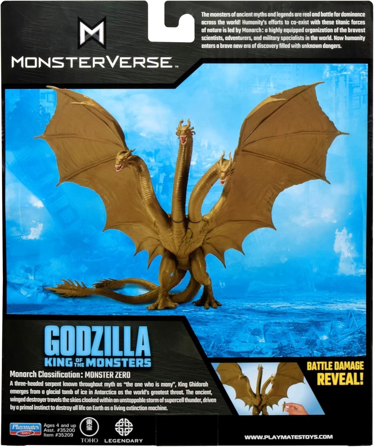 Godzilla King of Monsters Monsterverse 6 Inch Action Figure Basic Series
