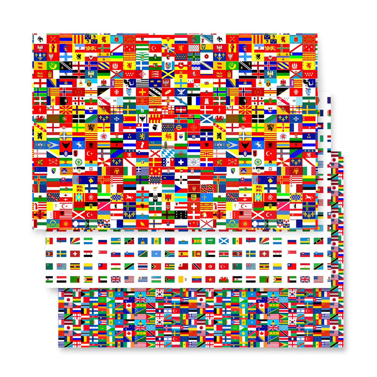 World Flag Pattern Premium Vinyl, Iron on Vinyl HTV, for Cricut cutting machines