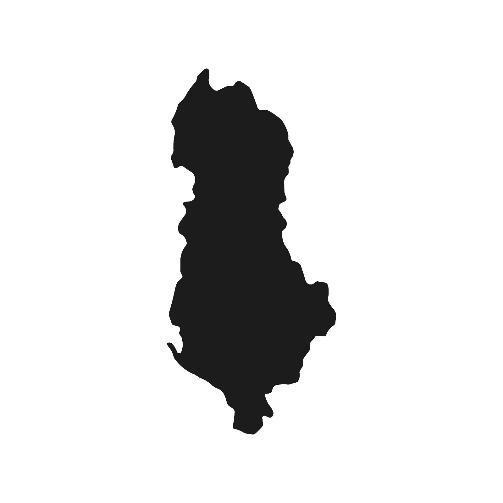 Albania country outline Vinyl Decal Car Window Laptop Sticker