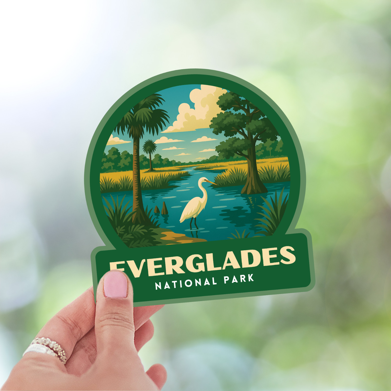 Everglades National Park Sticker Florida Vinyl Travel Souvenir Waterproof Decal