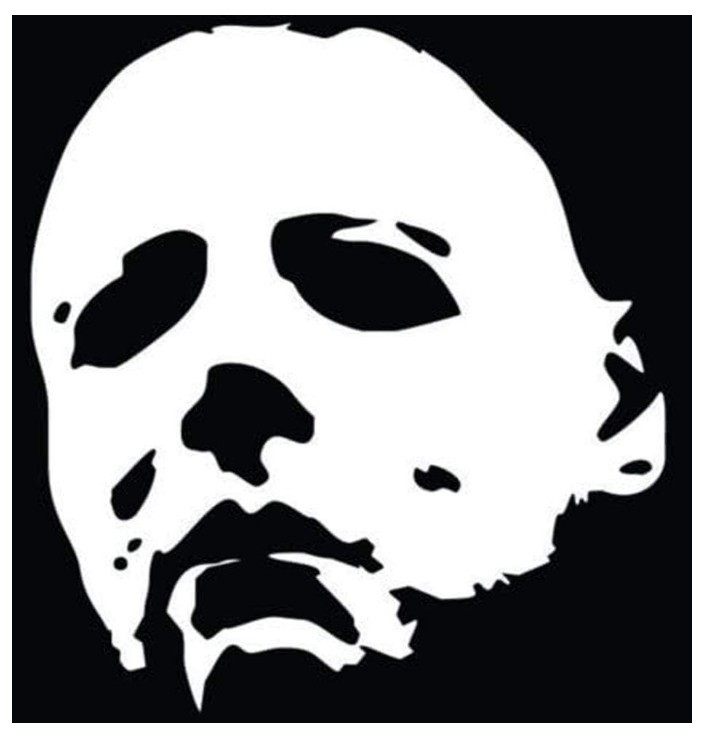 Halloween Michael Myers Vinyl Decal 5.5" Waterproof Removable Horror Sticker New
