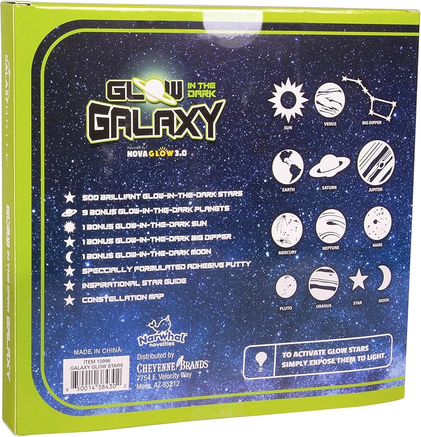 Glow in the Dark Stars for Ceiling, 500-Count, Largest Ceiling Glow Stars Assort