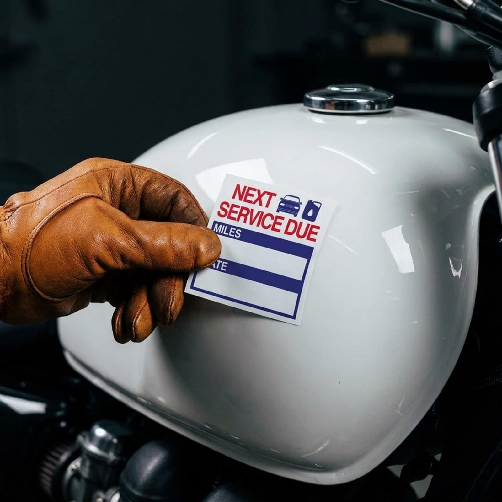 300 Pcs Oil Change Stickers – 2” x 2” Removable Vinyl Labels for Windshield, …