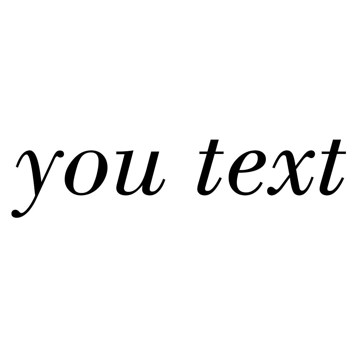 2X Custom Text Decal YOUR TEXT Car Window Vinyl Sticker Personalized Lettering
